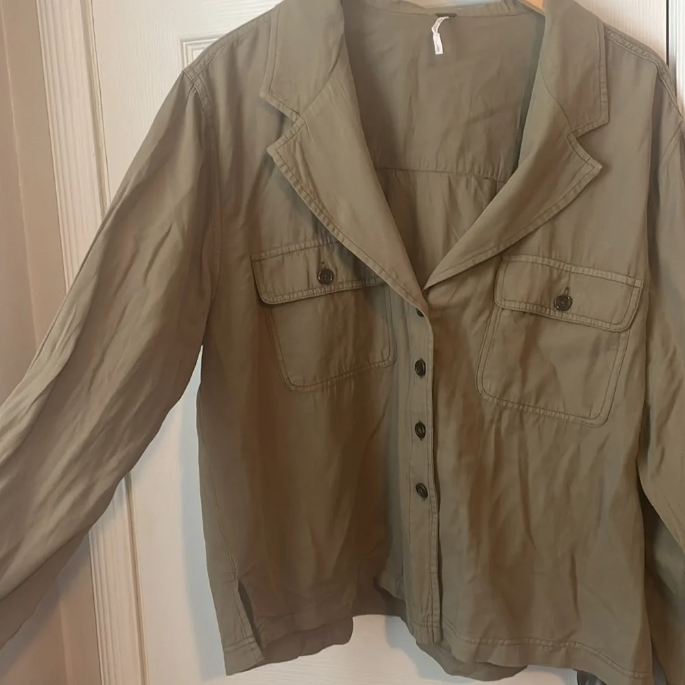 Free People Military Shirt - L - Picture 2 of 6